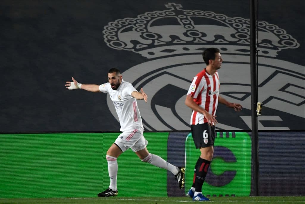 Toni Kroos (45+1’) abrió el marcador y Ander Capa (52’) emparejó los cartones. Hacia la parte final del juego, apareció Benzema (74’, 90+2’) para marcar doblete y darle al conjunto merengue su cuarto triunfo consecutivo considerando todas las competiciones.