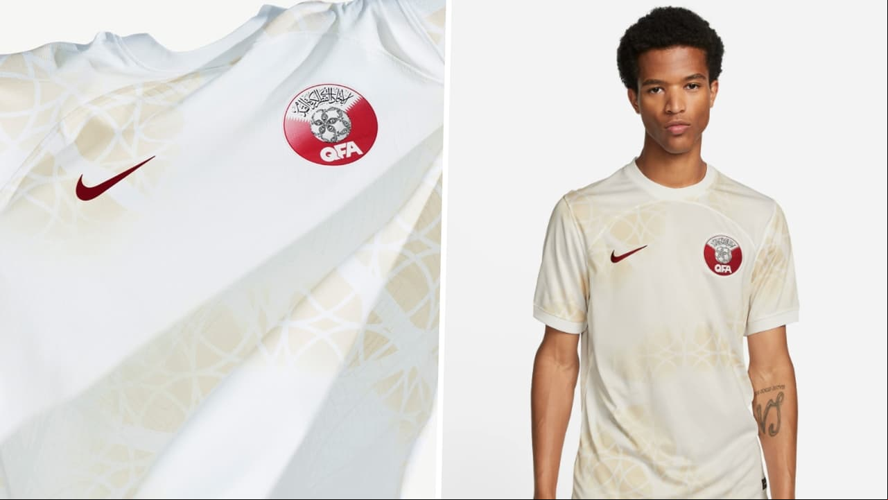 CATAR, VISITANTE. Las distintas marcas patrocinadoras se han lucido con los diseños para el Mundial Qatar 2022.