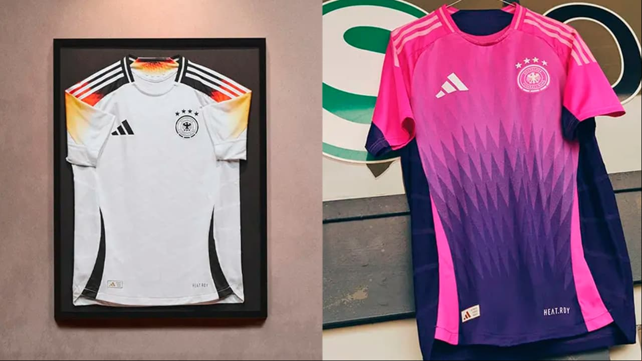 Estas son las playeras de local y visitante que utilizará la selección de Alemania en la UEFA Euro 2024.