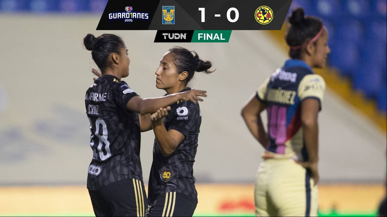 Tigres supera 1-0 al América en Liga Femenil MX.