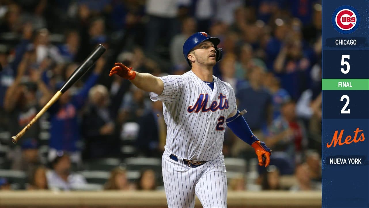Pese al hito del novato de los Mets, los Cubs salieron en una mejor noche.