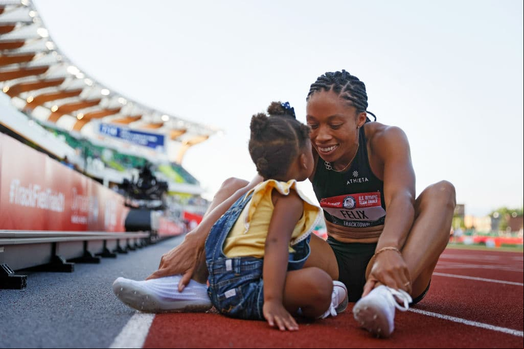 La nueve veces medallista olímpica está lista para aparecer en sus quintos Juegos Olímpicos. Felix tiene la mayor cantidad de medallas de todas las mujeres estadounidenses en la historia del atletismo olímpico.