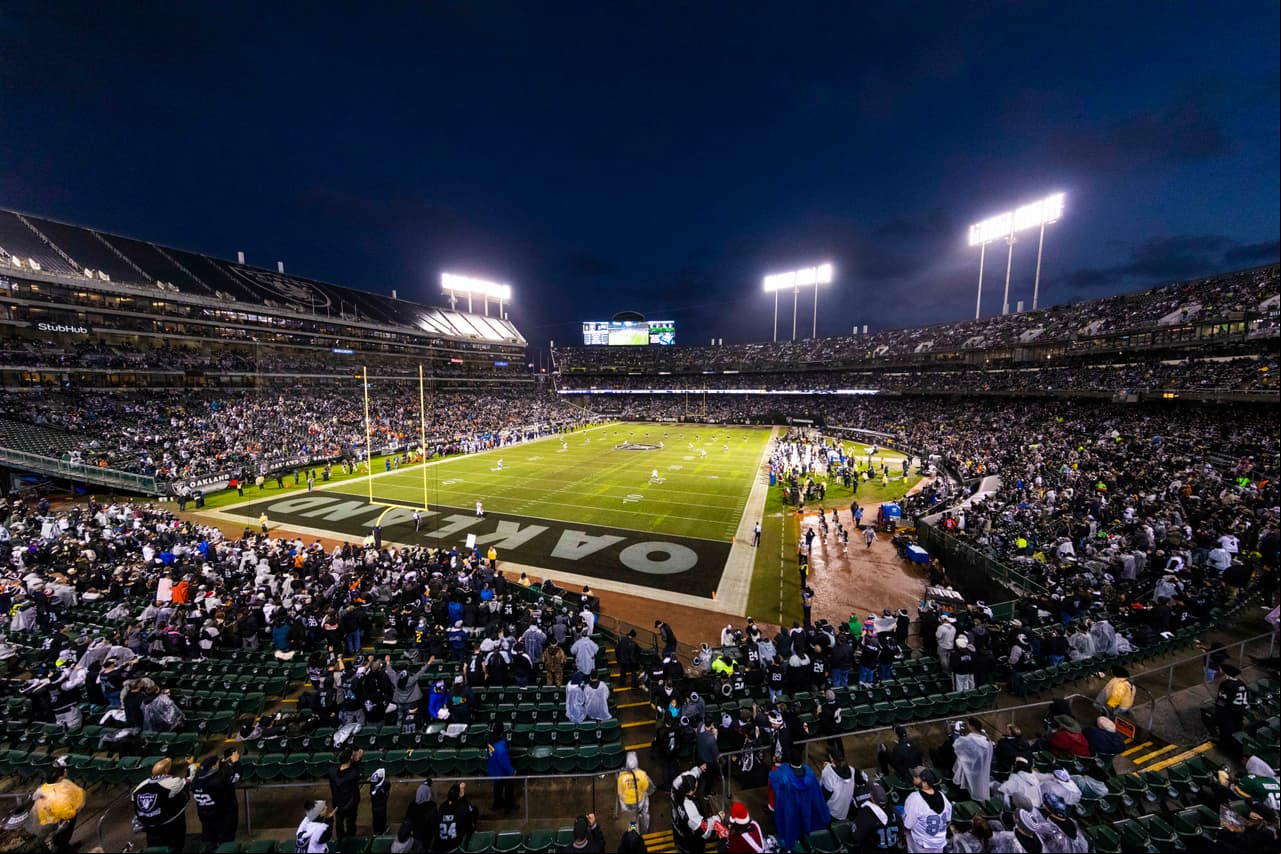 Oakland-Alameda County Coliseum.