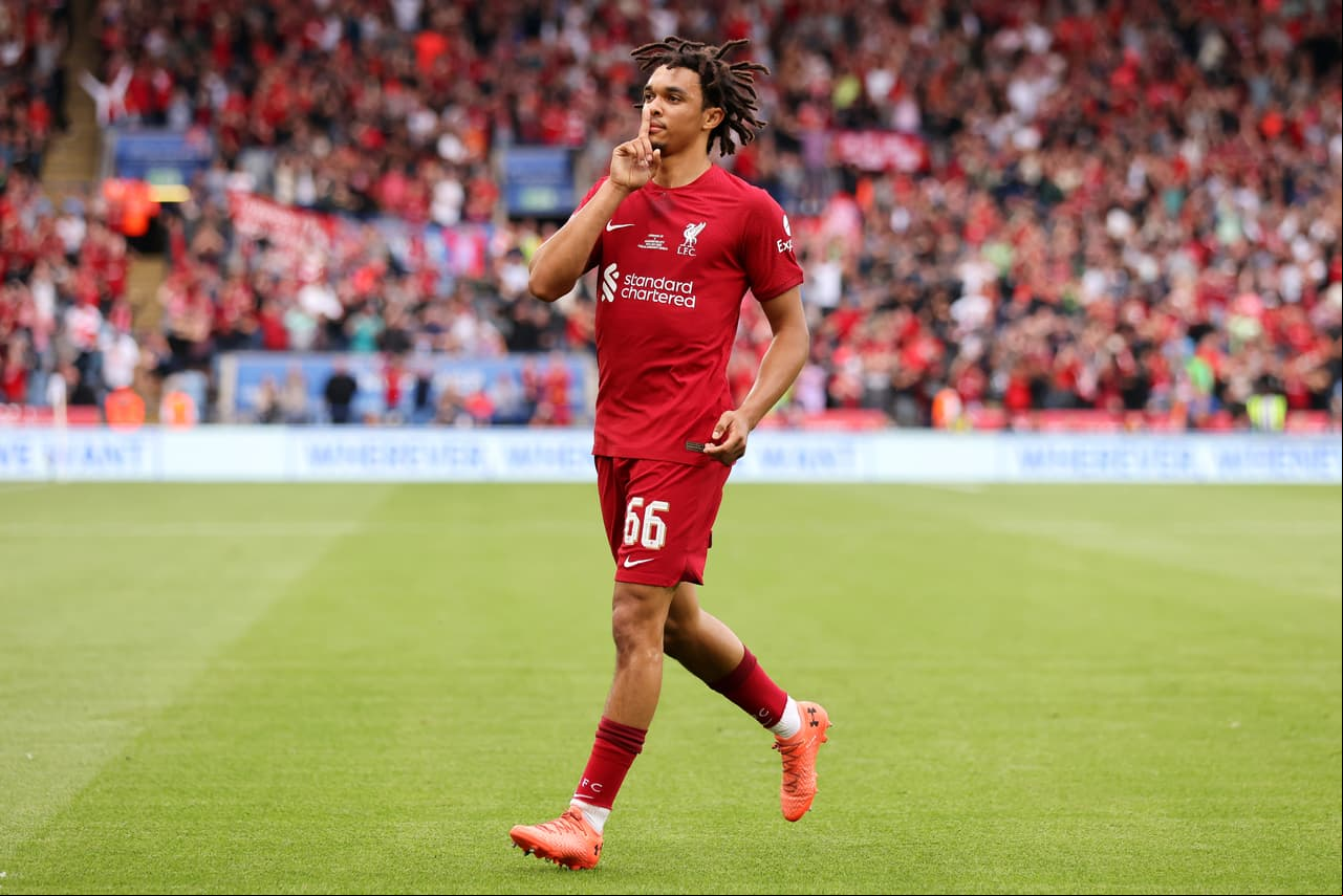 Liverpool venció al Manchester City con goles de Trent Alexander Arnold, Mohamed Salah y Darwin Núñez; por los Citizens descontó la 'Araña' Araujo.