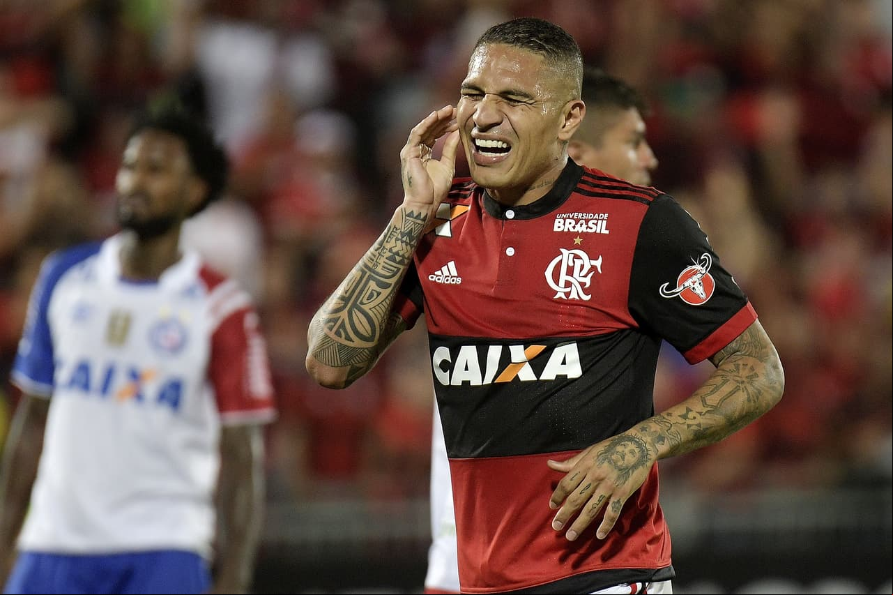 Paolo Guerrero es una de las figuras de Flamengo, pero no es determinante con el equipo brasileño ni a nivel local ni internacional.