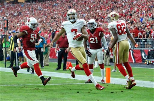 Los Cardinals les dieron cátedra de juego a los 49ers (47-7) y estas son las imágenes del partido.