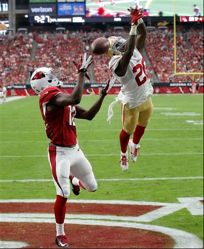 Los Cardinals les dieron cátedra de juego a los 49ers (47-7) y estas son las imágenes del partido.
