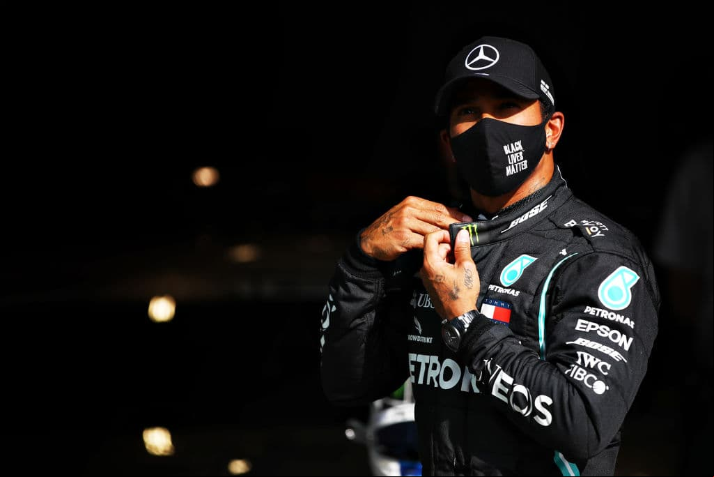 Bottas y Verstappen arrancarán en segundo y tercero; ‘Checo’ Pérez va de quinto. | Así arrancarán en el GP de Portugal 2020: Hamilton, Bottas, Verstappen, Leclerc, Pérez, Albon, Sainz, Norris, Gasly y Ricciardo.
