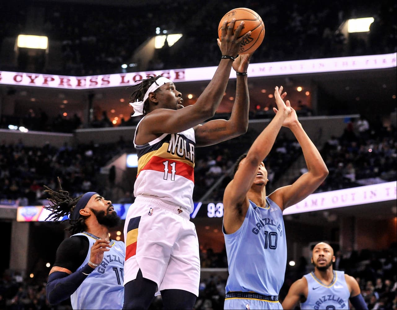<b>New Orleans 105-85 Memphis</b>. Cuatro jugadores de los Pelicans (22-25) anotaron 20 o más puntos (Julius Randle, Jahlil Okafor, Jrue Holiday y Nikola Mirotic, para vencer a los Grizzlies (19-28).