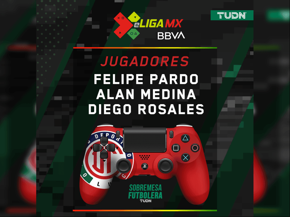 <b>Toluca</b>
<br>Felipe Pardo, Alan Medina y Diego Rosales.