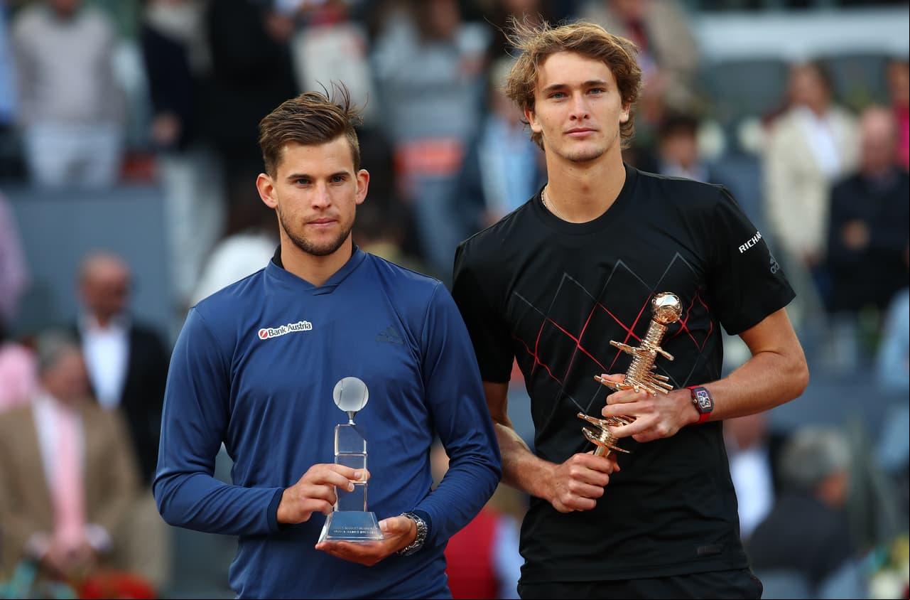 Zverev conquistó el Mutua Madrid Open por primera vez ante un desdibujado Thiem