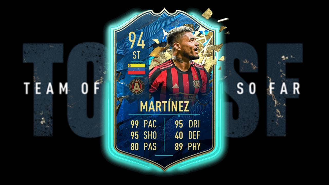 El venezolano también la rompe en el FIFA, donde sus goles son dignos del equipo de la temporada.