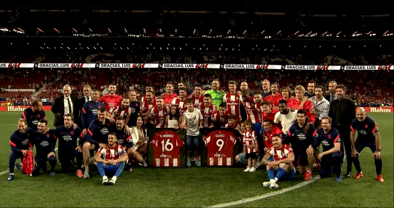¡Emotividad total! Atleti rindió homenaje de despedida a HH