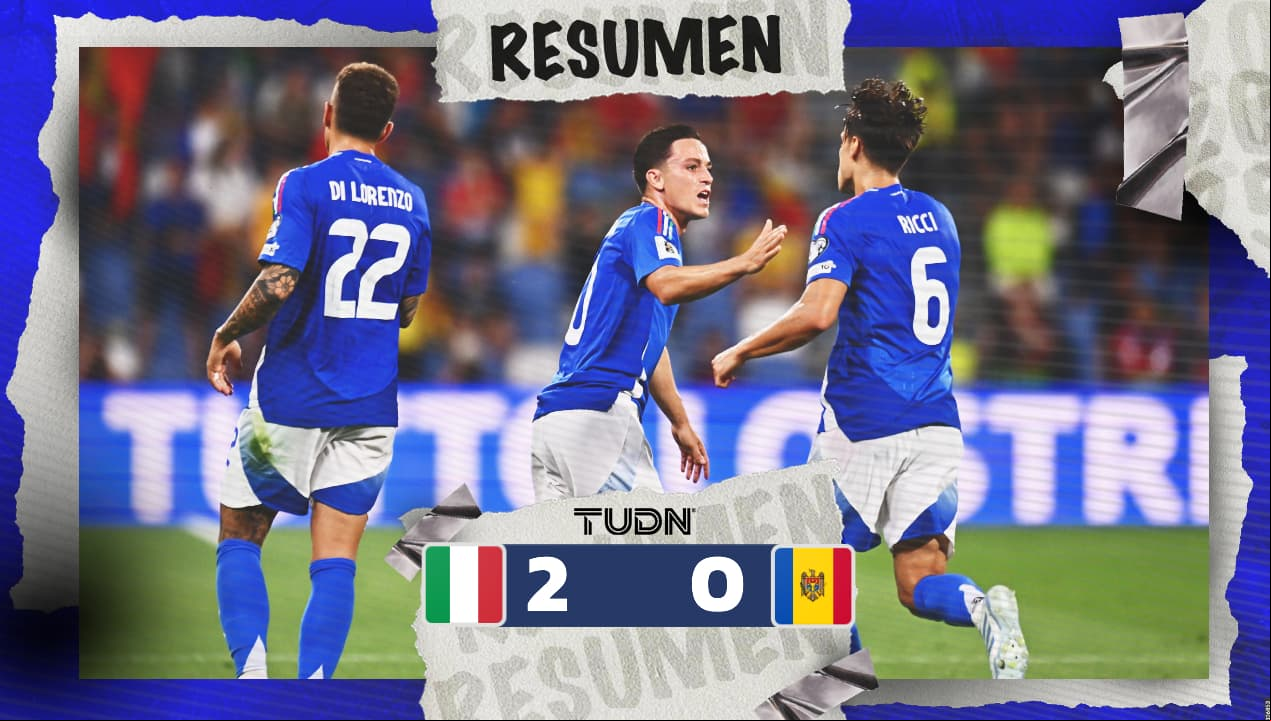 Resumen Italia vs. Moldavia: Goles, highlights y resultado de eliminatorias mundialistas UEFA