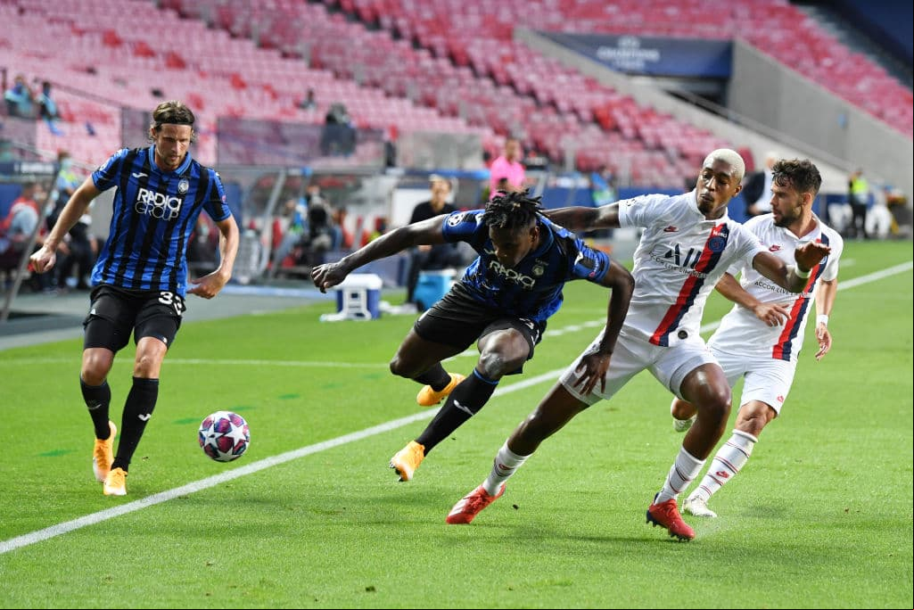 El conjunto italiano sofocaba al PSG durante los primeros 15’ del juego.