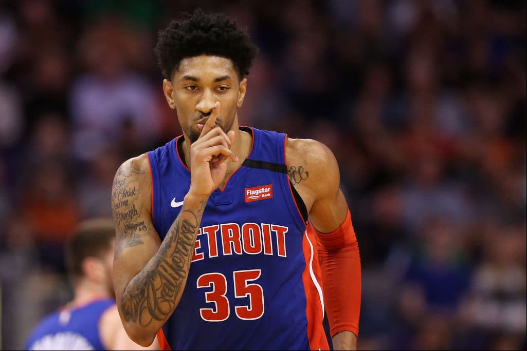 Christian Wood, jugador de basketball de Detroit Pistons.