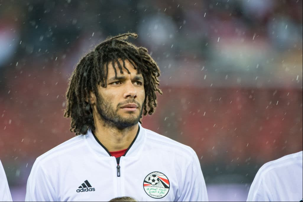 Otro de los importantes  de la selección del norte de África, Mohamed Elneny, quien milita para el Arsenal de la Premier League de Inglaterra.