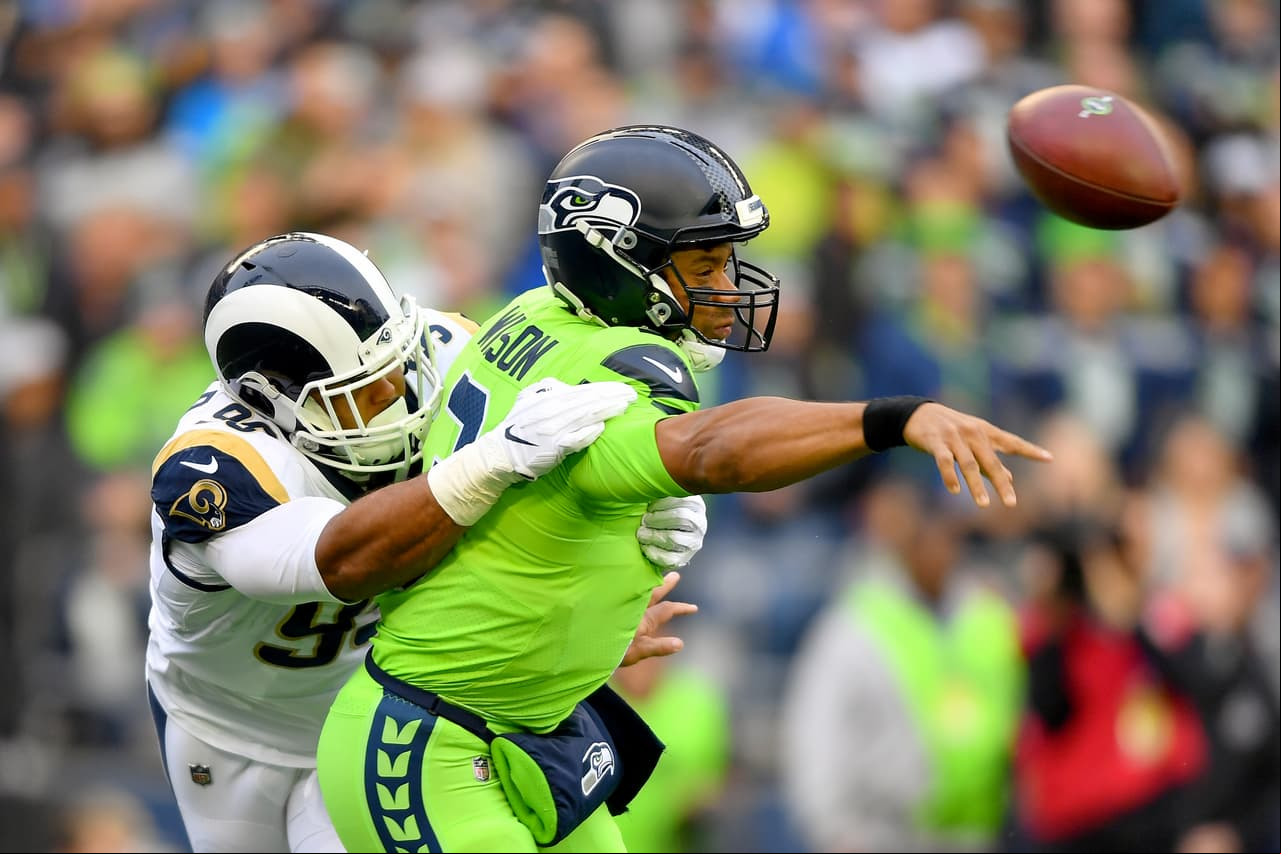 Impresionante remontada de los Seahawks para vencer 30-29 a los Rams.