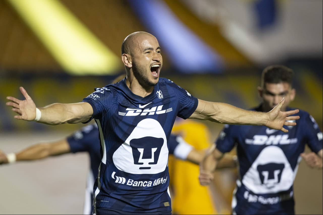 10. Carlos González - Pumas - 6 goles, empatados en la décima posición junto al paraguayo aparecen Pedro Alexis Canelo, Germán Berterame y Federico Viñas.