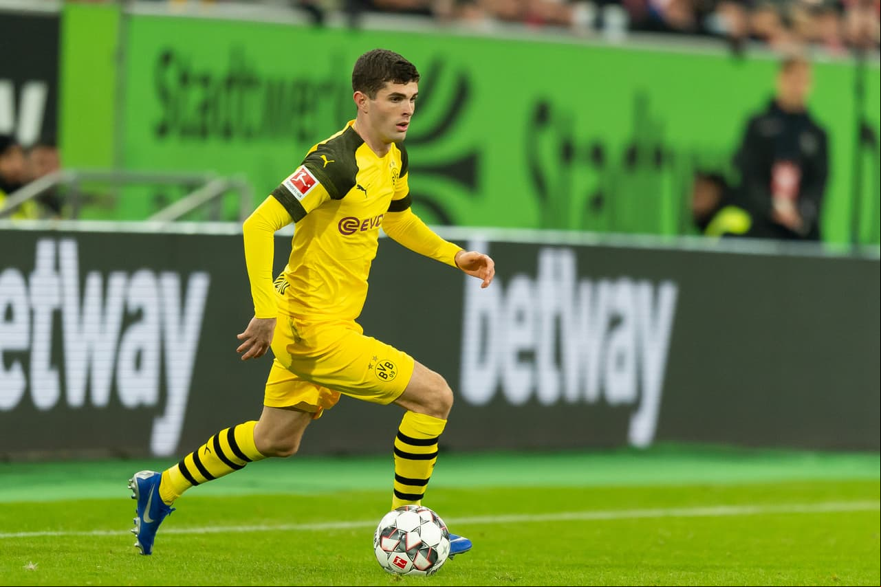 1. Christian Pulisic - 72.8 millones de dólares del Borussia Dortmund al Chelsea