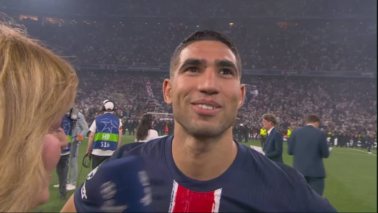 Hakimi tras el título de Champions: “Hemos hecho historia” 