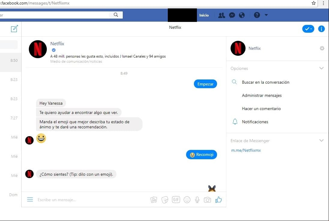 Netflix usa emojis para recomendarte contenido, descubre el nuevo bot llamado Recomoji!