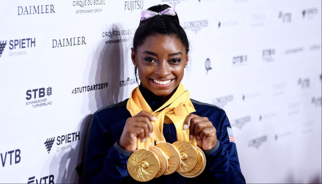 La difícil vida de Simone Biles antes de convertirse en campeona mundial de gimnasia